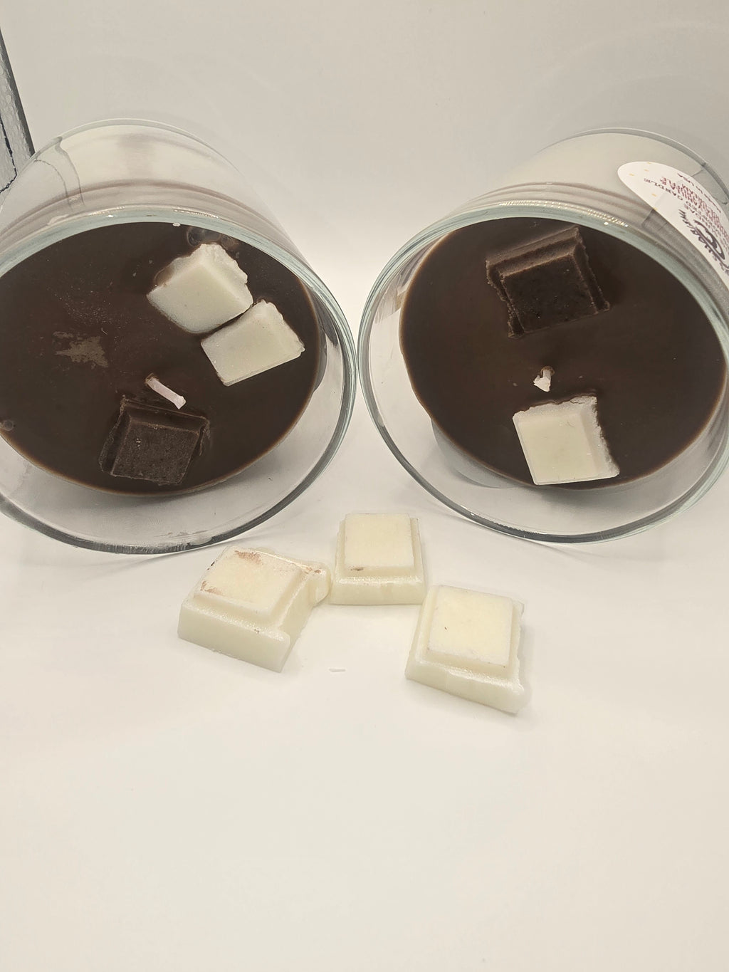 Sundae Layered Candle – Vanilla & Chocolate Scented Soy Candle