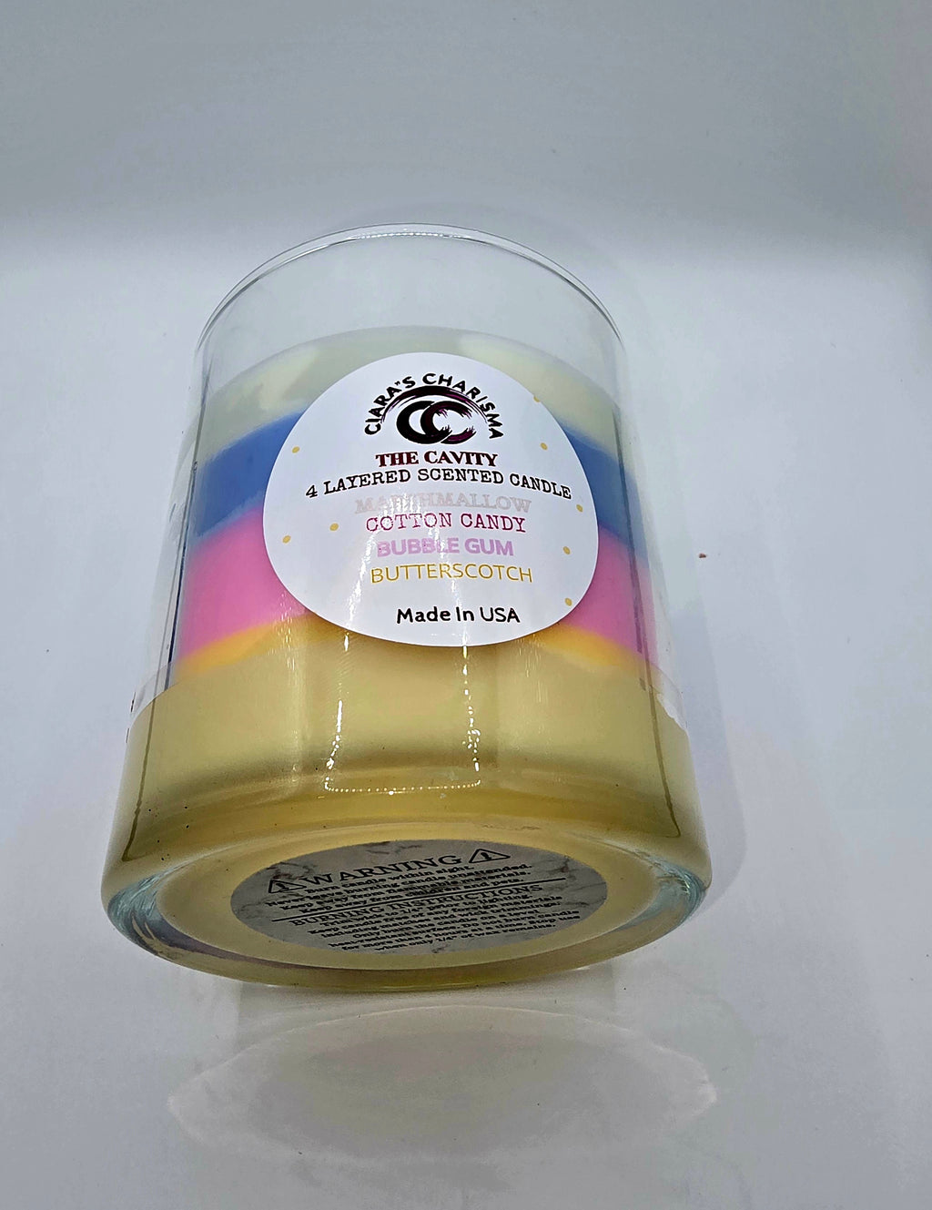 The Cavity Layered Candle – Marshmallow, Cotton Candy, Bubblegum & Butterscotch