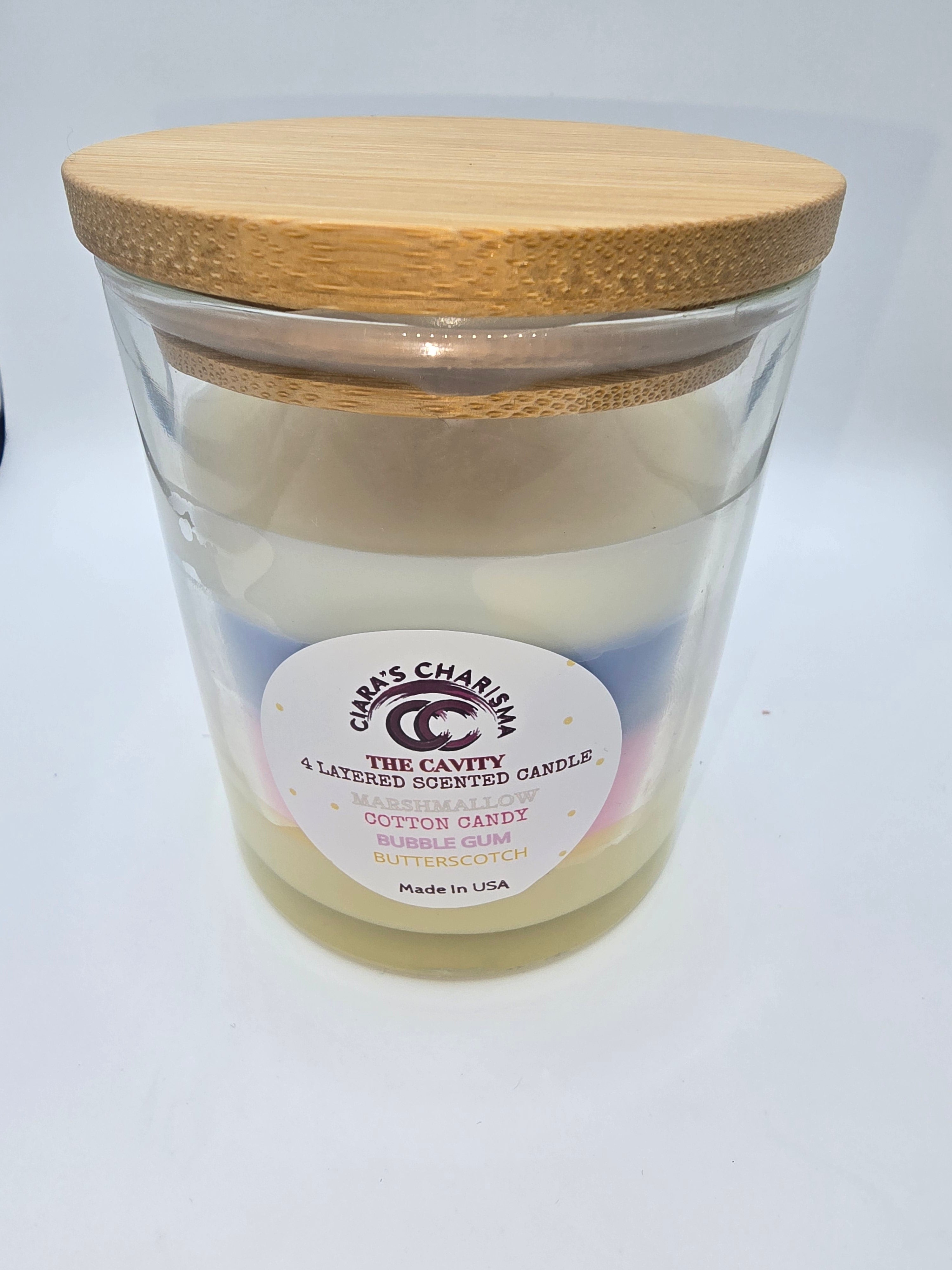 The Cavity Layered Candle – Marshmallow, Cotton Candy, Bubblegum & Butterscotch